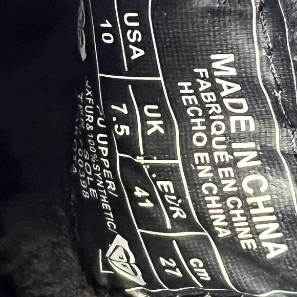 Roxy Dakota Boots Womens Size 10 Gray Booties Faux Leather Fur Lined Heels - Picture 9 of 9